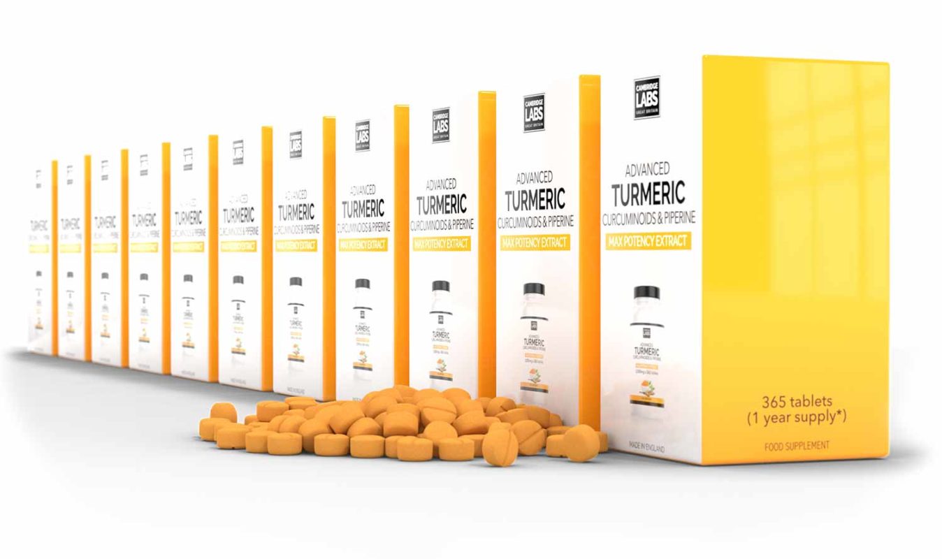 Advanced Turmeric & Piperine Black Pepper Tablets 3,000mg - Clior / Cambridge Labs