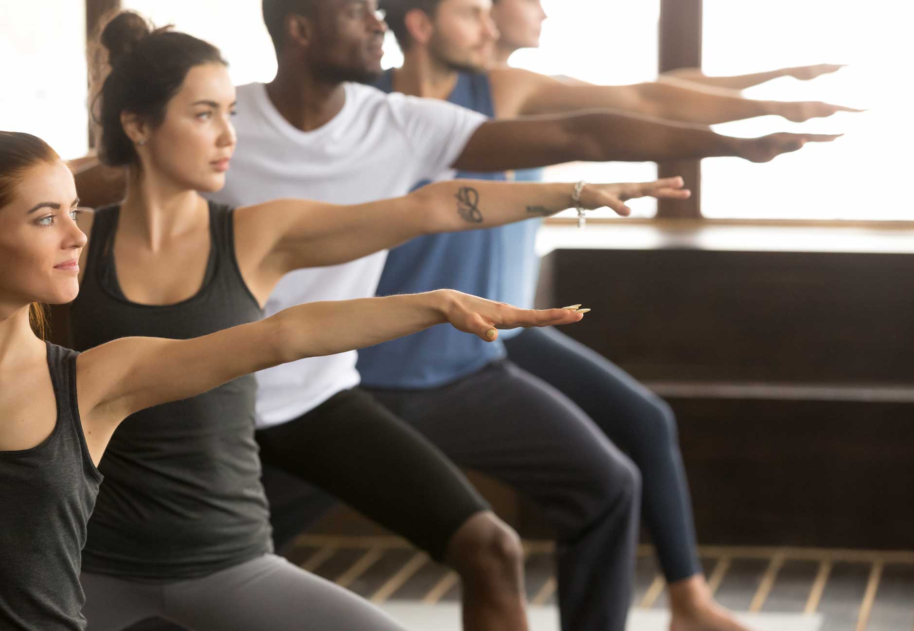 Big Banner Yoga Class