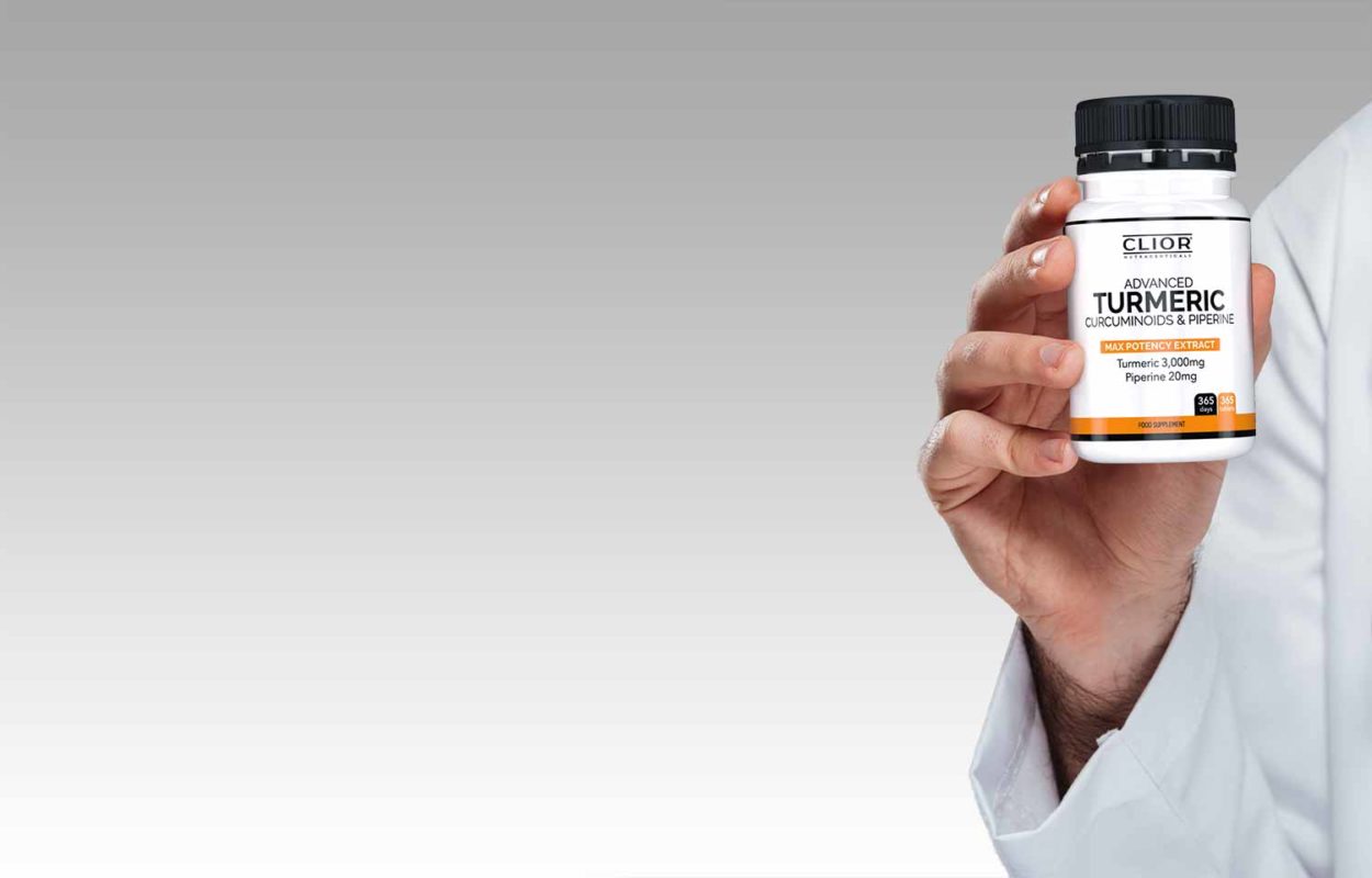 Clior Advanced Turmeric Curcumin and 20mg Black Pepper UK Made