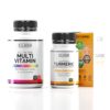 Clior Turmeric Curcumin & MultiVitamin Combo Package