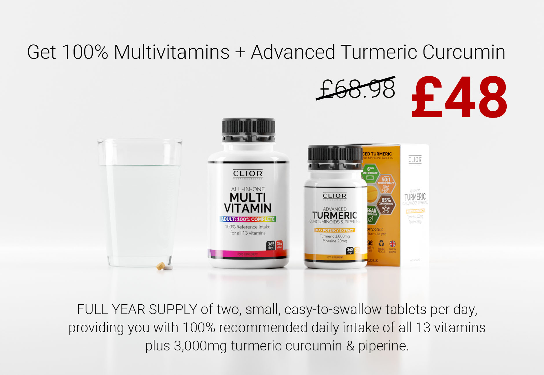 Turmeric and multivit offer